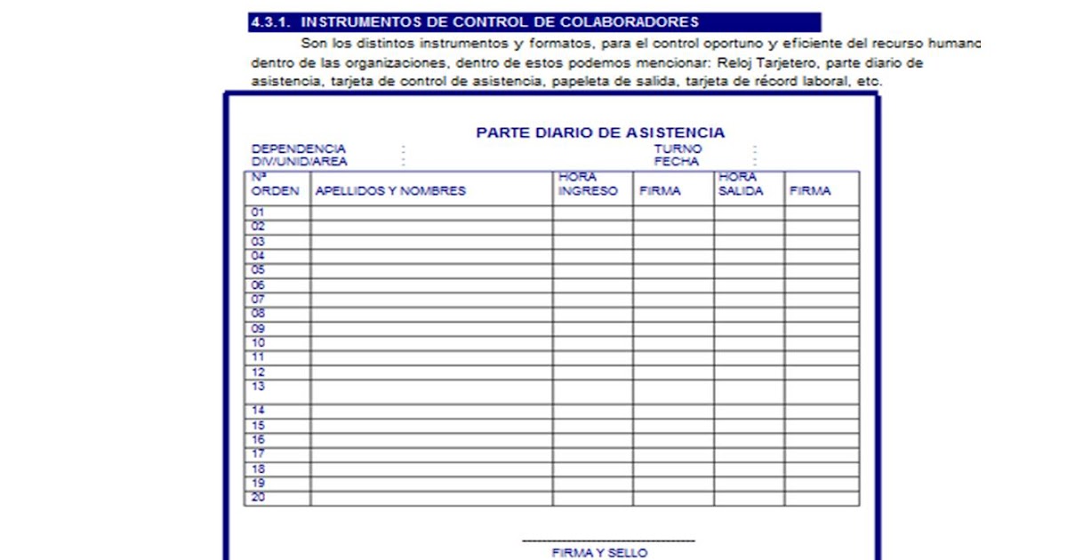 elaboracion de documentacion administrativa foro de formato lista de asistencia laboral